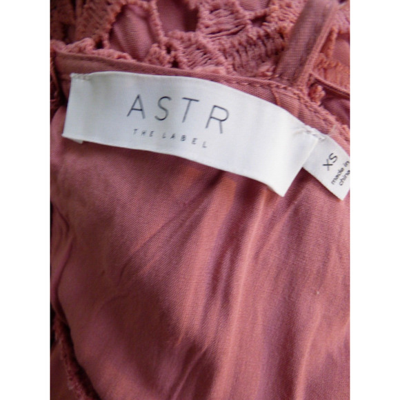 $89 Astr The Label Pink Mauve Lace Midi Dress XS NEW A516 - Picture 15 of 15